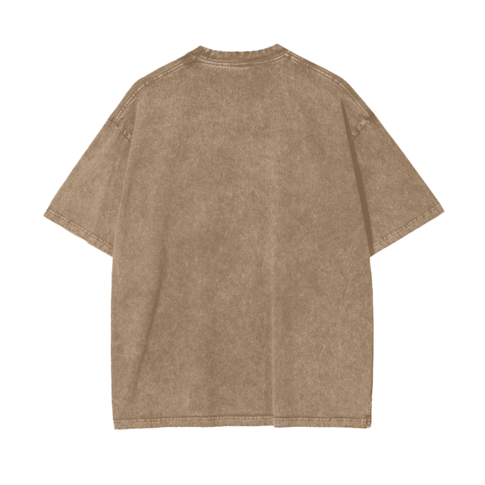 Acid Wash Oversize T-Shirt (Plain Logo)