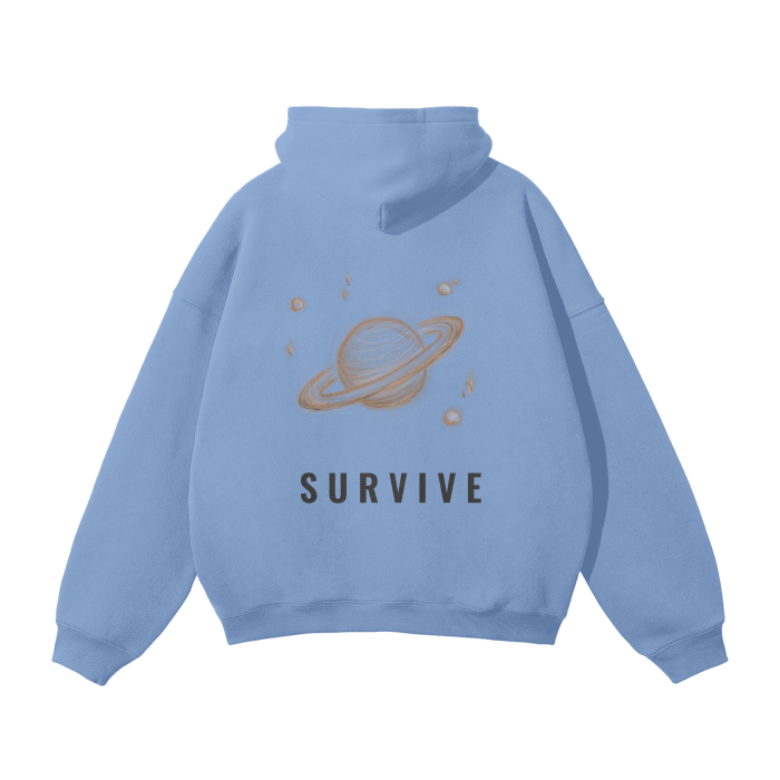 Saturn Fleece Oversized Hoodie
