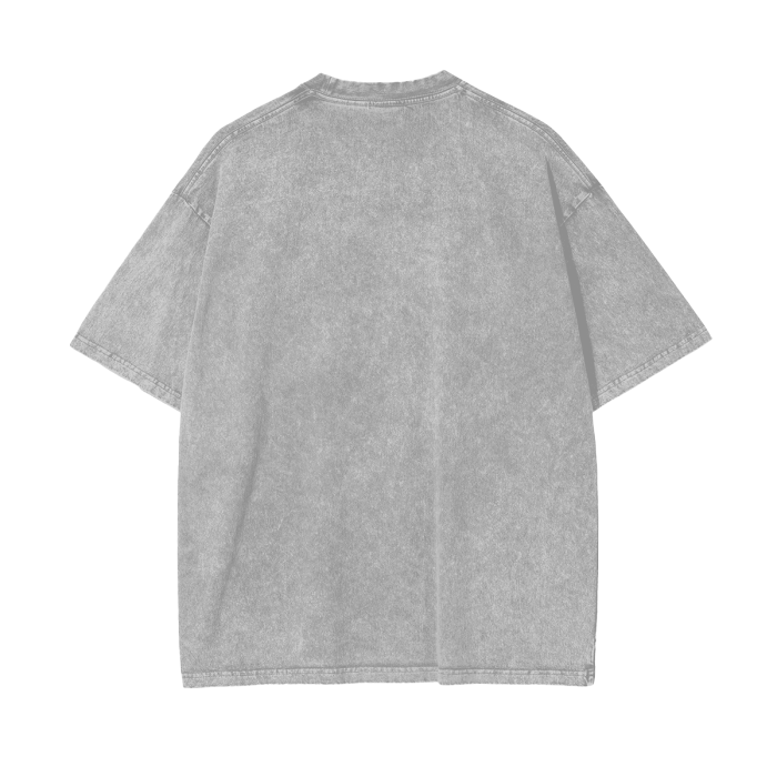 Acid Wash Oversize T-Shirt (Plain Logo)