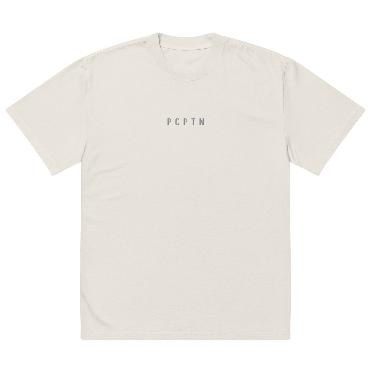 Embroidered Oversized faded t-shirt