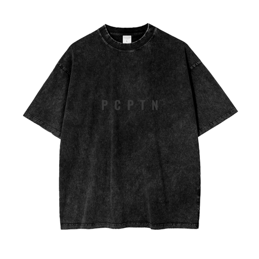 Acid Wash Oversize T-Shirt (Plain Logo)