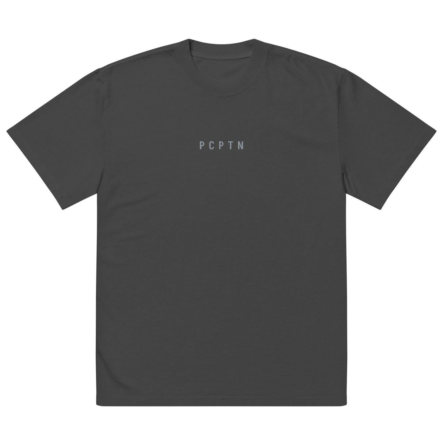 Embroidered Oversized faded t-shirt